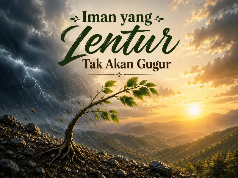 Iman yang Lentur Tak Akan Gugur